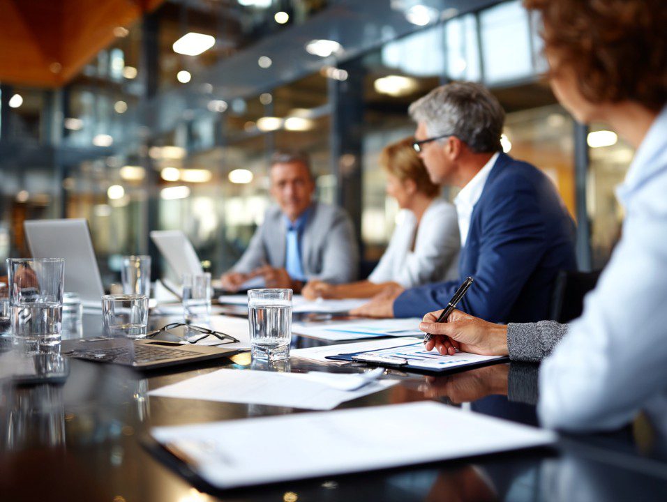 executive business meeting office